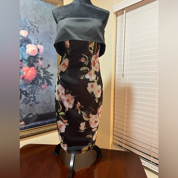 Starless Floral Black Floral Dress - Picture 1 of 8